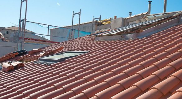 Chantier Stark toiture velux